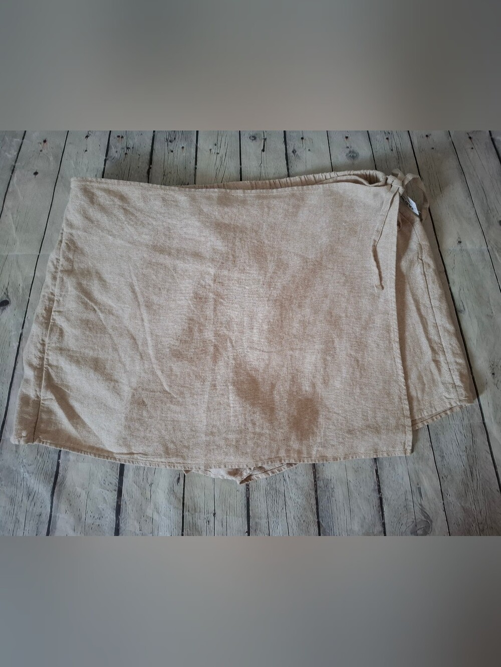 NWT Old Navy Beige Linen Skort - XL